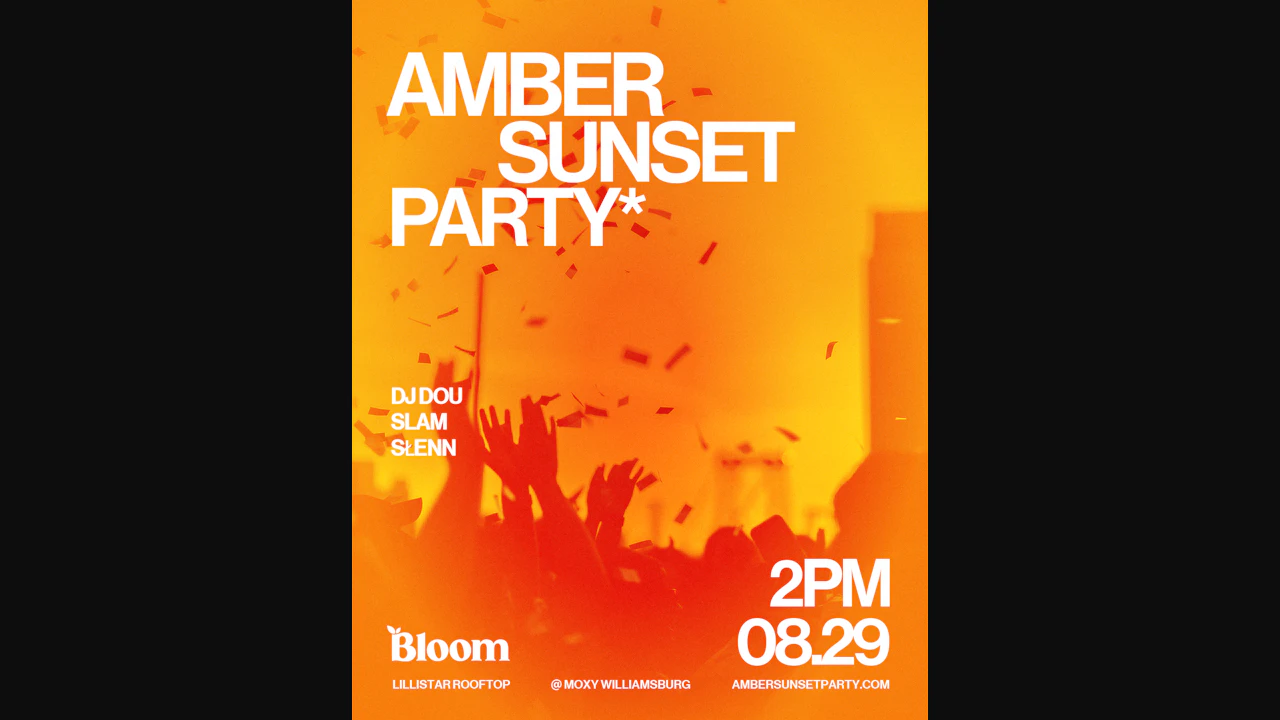 Amber Sunset Party