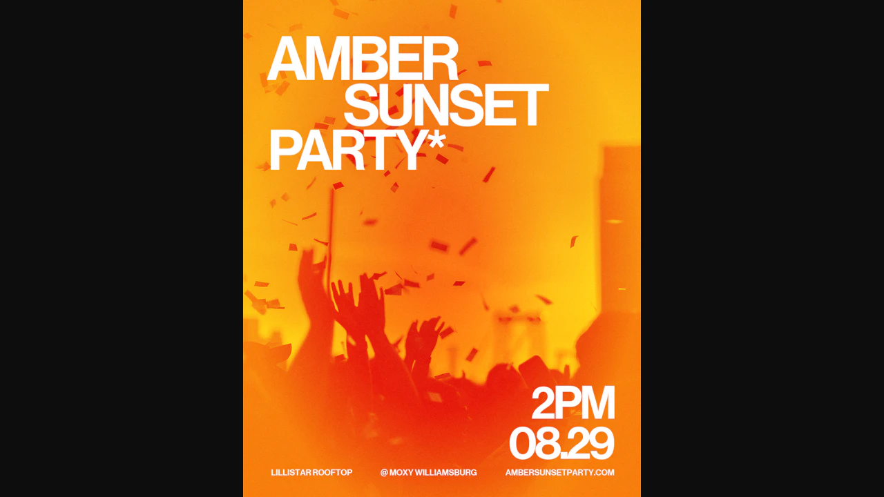 Amber Sunset Party