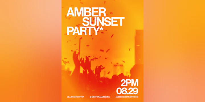 Amber Sunset Party