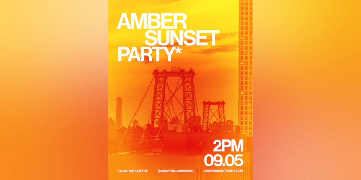 Amber Sunset Party