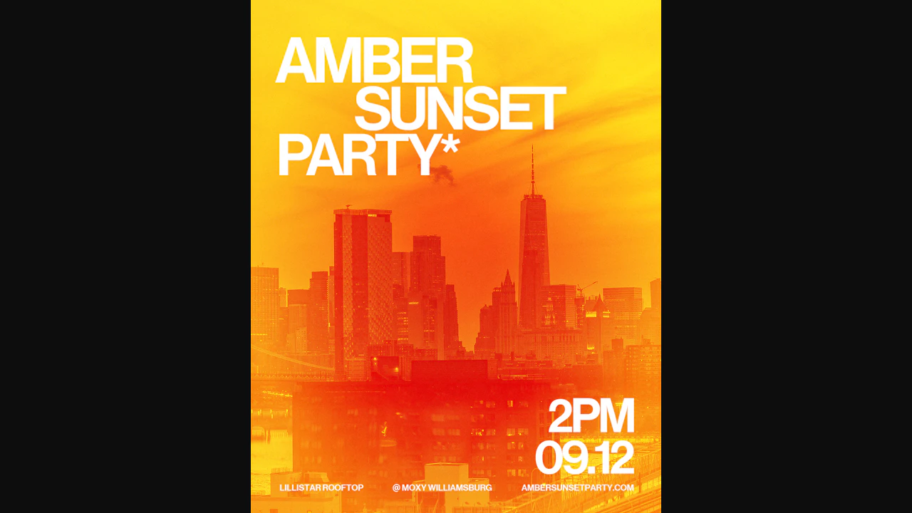 Amber Sunset Party