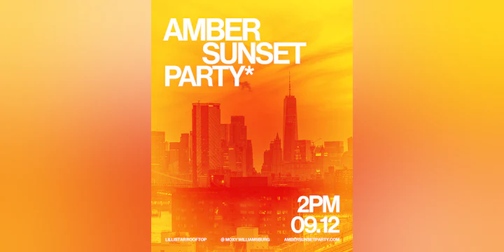 Amber Sunset Party