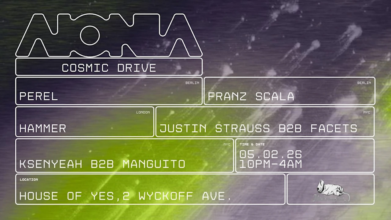 Aionia: Cosmic Drive w/ Perel, Hammer, Franz Scala, & More