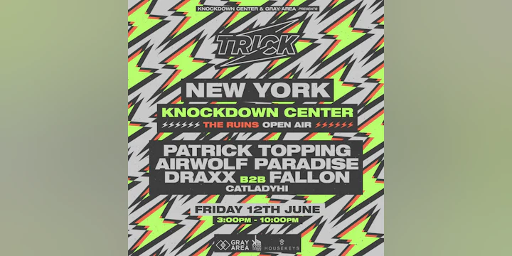 Trick NY w Patrick Topping & Special Guests