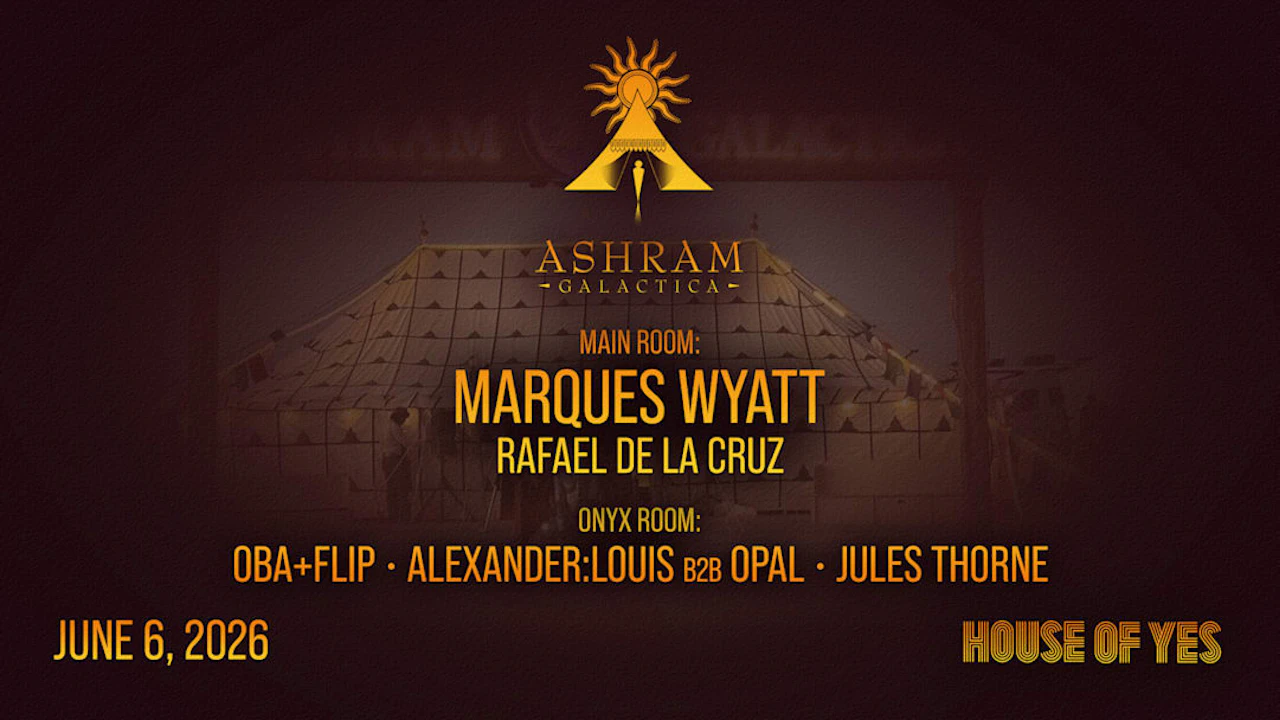 ASHRAM GALACTICA: Marques Wyatt, Rafael De La Cruz, OBA+FLIP