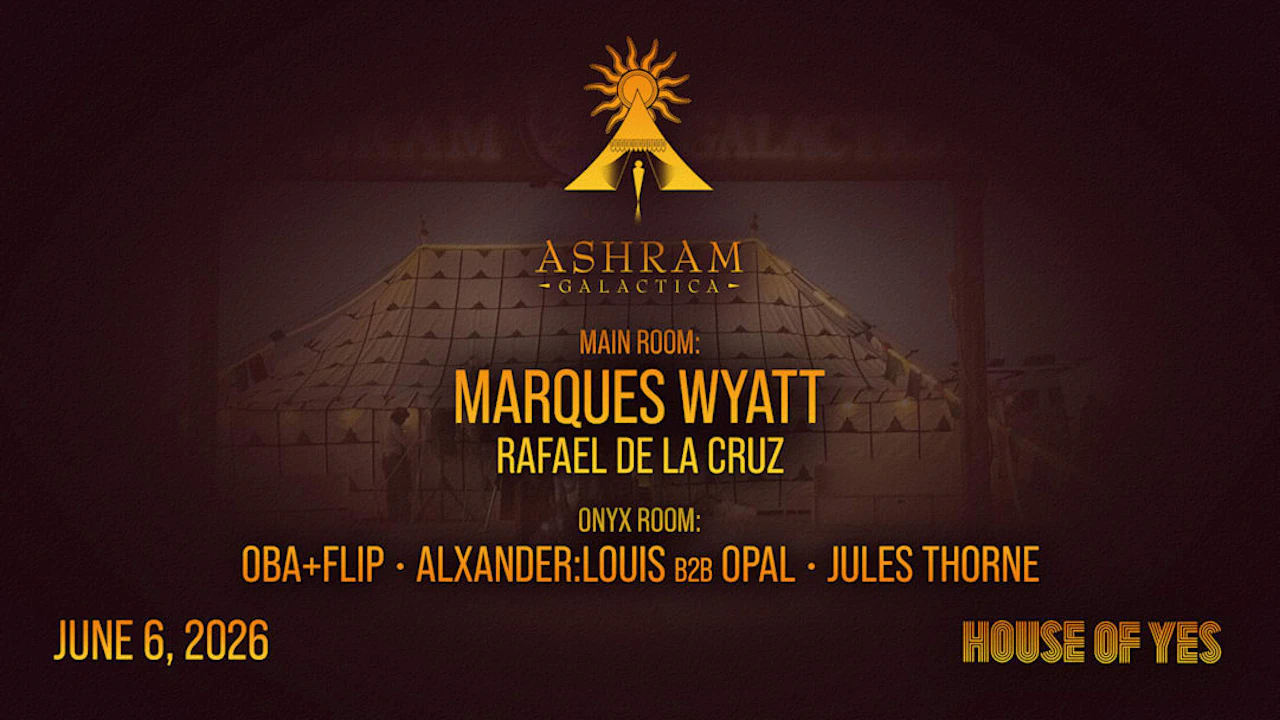 ASHRAM GALACTICA: Marques Wyatt, Rafael De La Cruz, OBA+FLIP