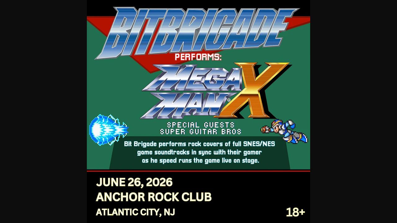 Bit Brigade - performs "Mega Man X" LIVE