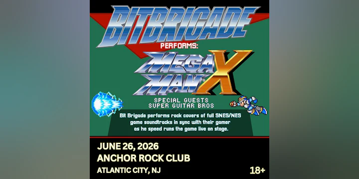 Bit Brigade - performs "Mega Man X" LIVE