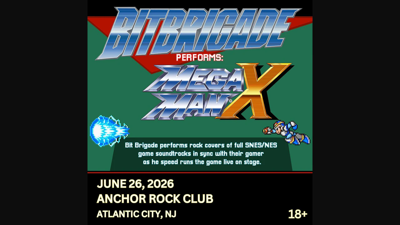 Bit Brigade - performs "Mega Man X" LIVE