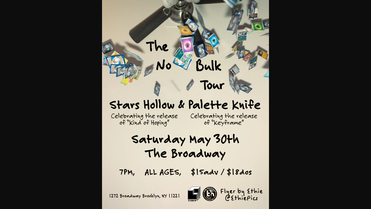 Stars Hollow & Palette Knife w/ Cotillion & Jam Poetry