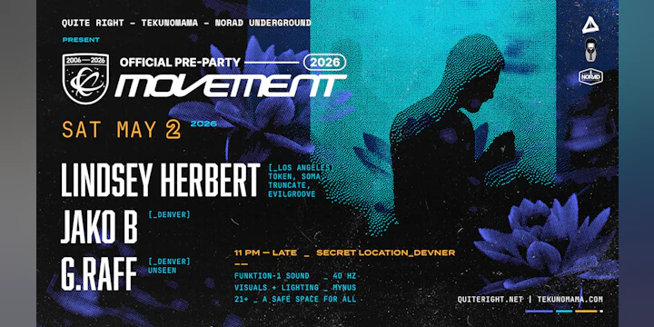 Official Movement Pre-Party w/ Lindsey Herbert