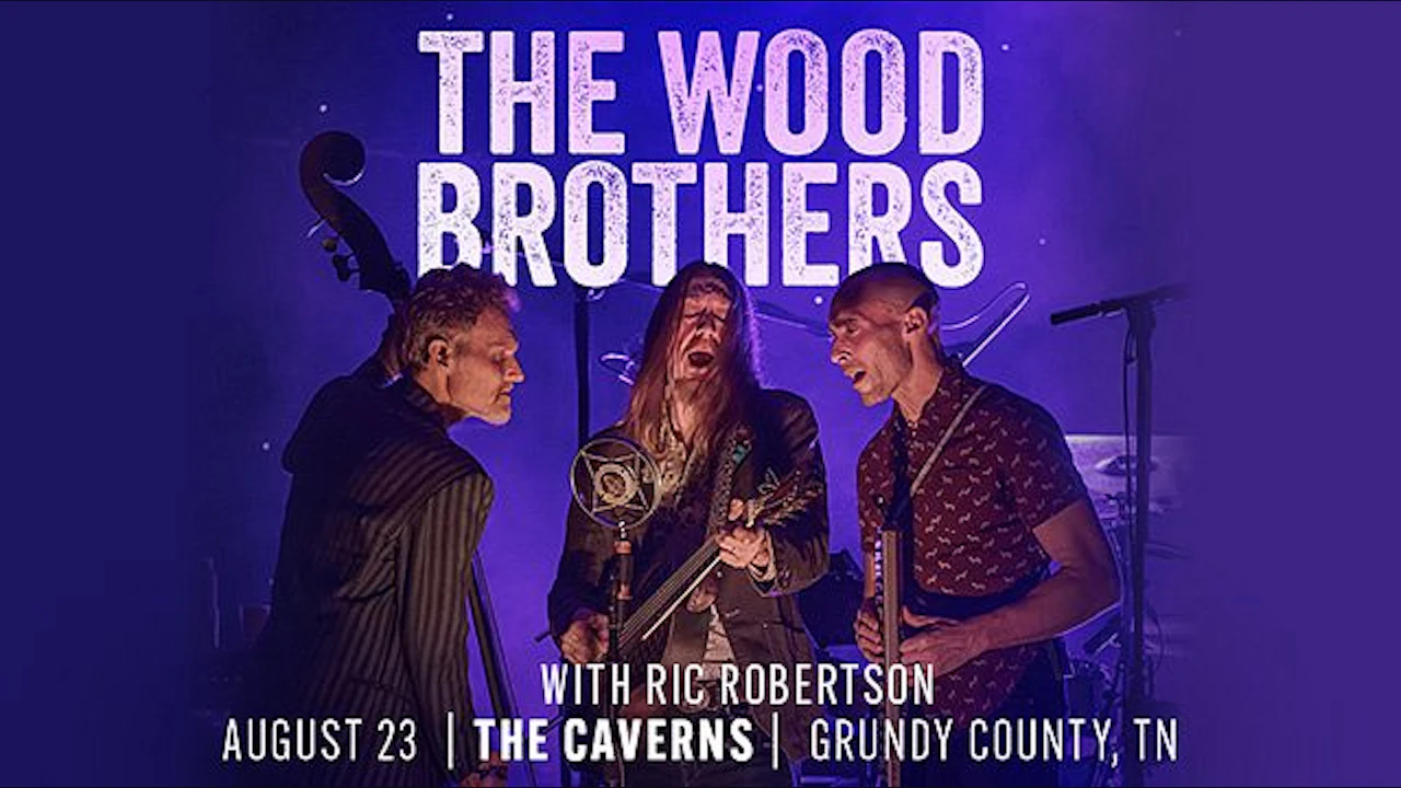 The Wood Brothers in The Caverns with Ric Robertson