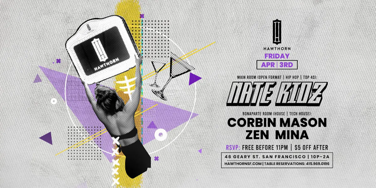 Hawthorn feat. Nate Rioz + Corbin Mason, ZEN, Mina