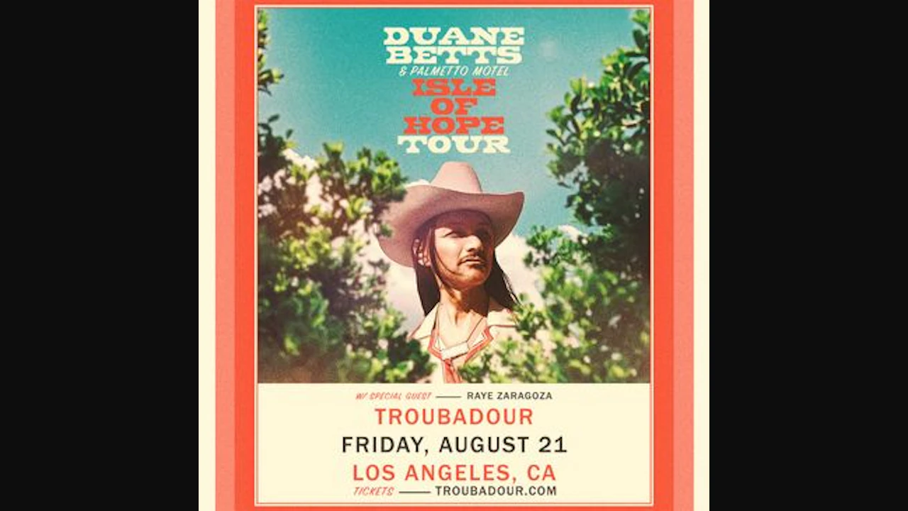 Duane Betts & Palmetto Motel