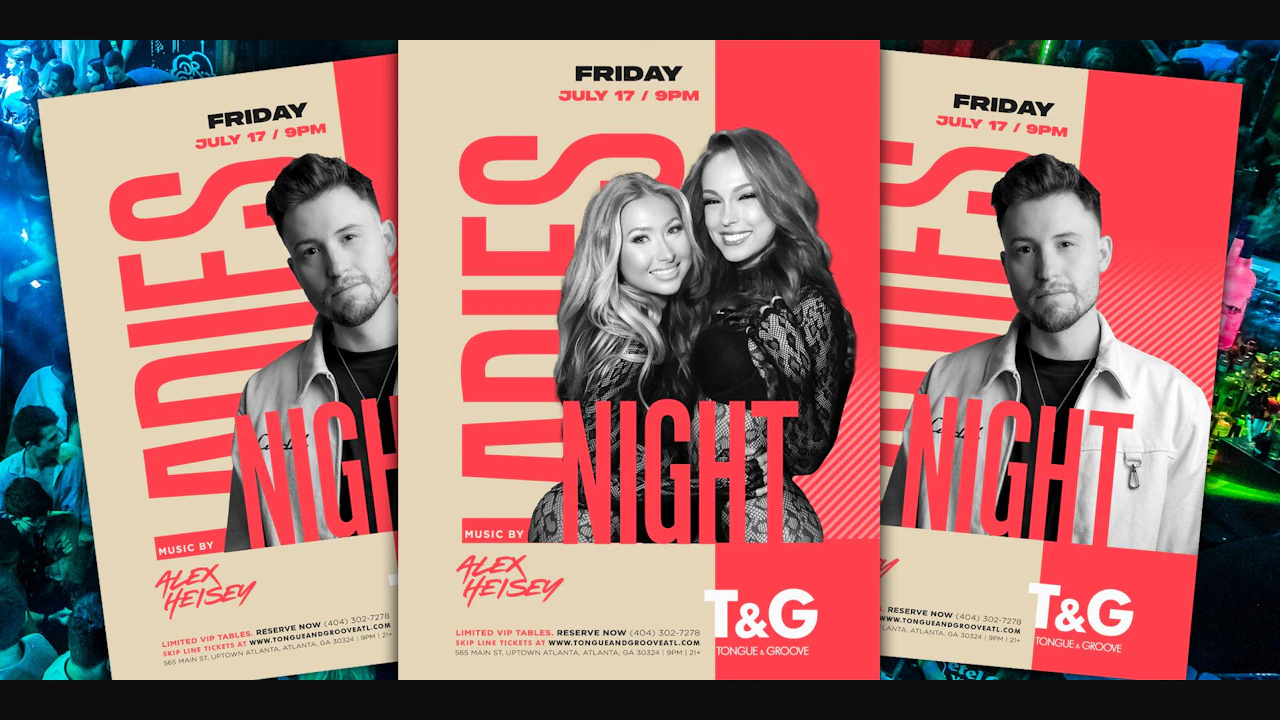 Ladies Night at Tongue & Groove Friday with DJ Alex Heisey