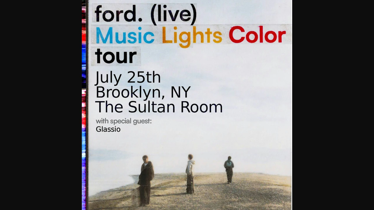 ford. (Live) Music Lights Color Tour, Glassio