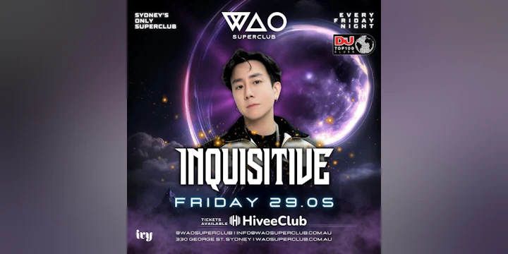 Fri 29 May - Wao Superclub @ Ivy