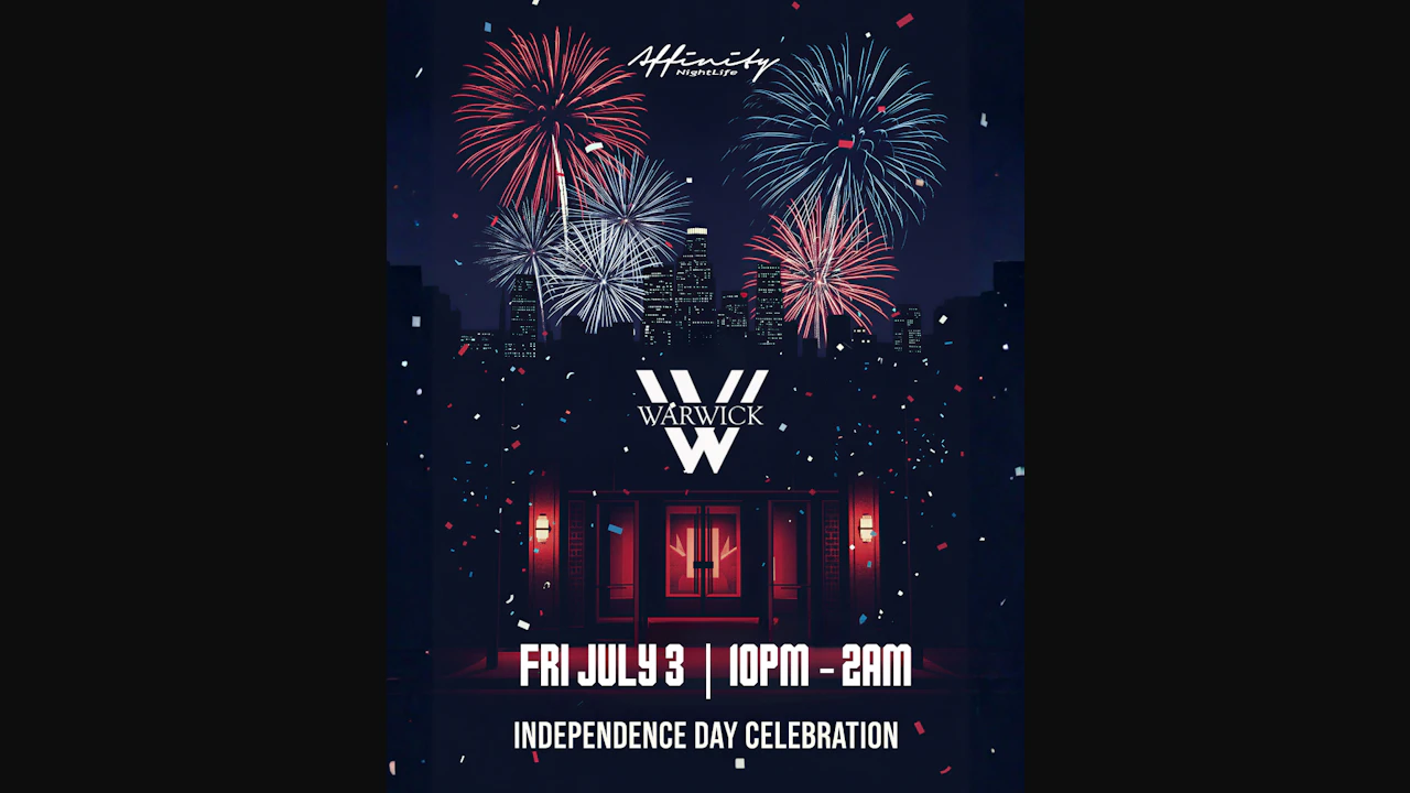 Don Julio Presents: Red, White & Vibes @ Warwick (July 4th weekend)
