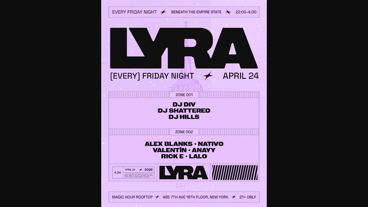 Lyra Rooftop Party 04.24.26