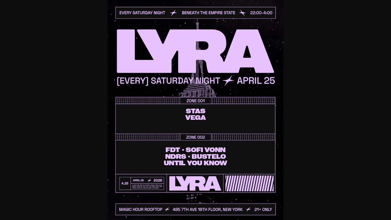 Lyra Rooftop Party 04.25.26