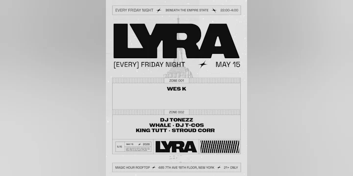 Lyra Rooftop Party 05.15.26