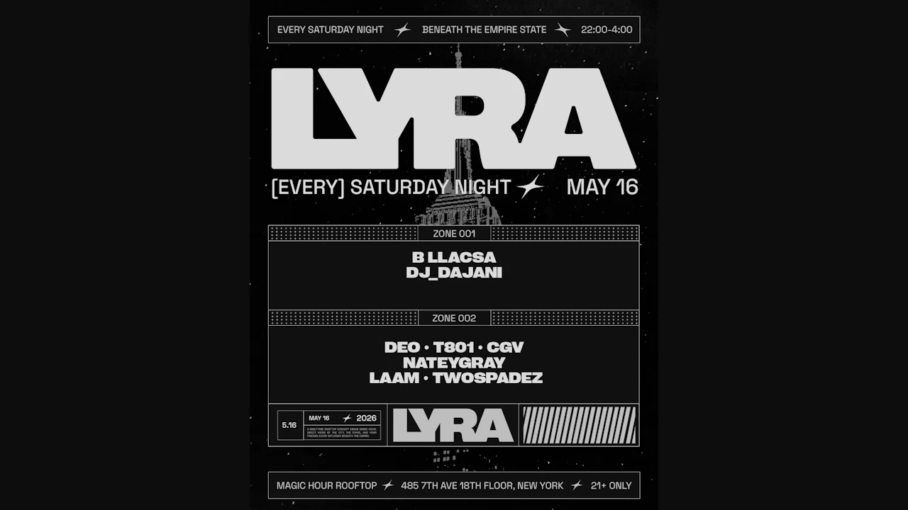 Lyra Rooftop Party 05.16.26