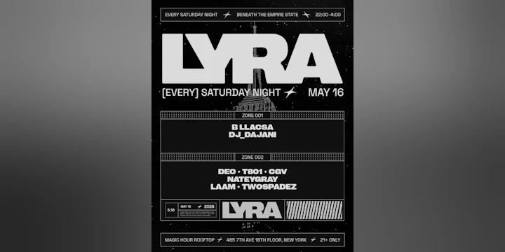 Lyra Rooftop Party 05.16.26