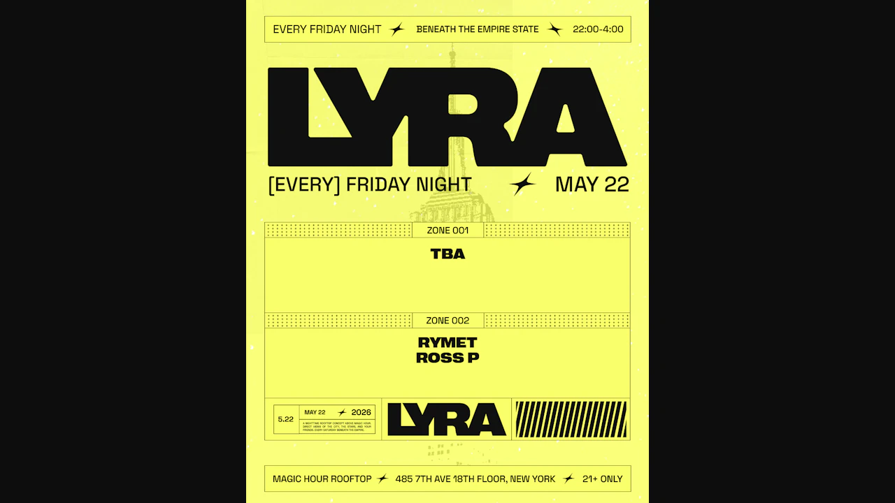 Lyra Rooftop Party 05.22.26