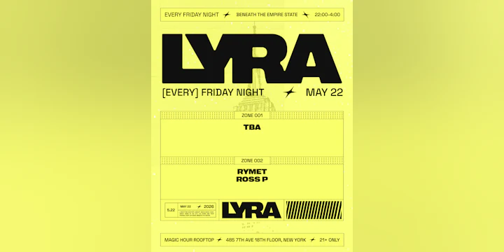 Lyra Rooftop Party 05.22.26