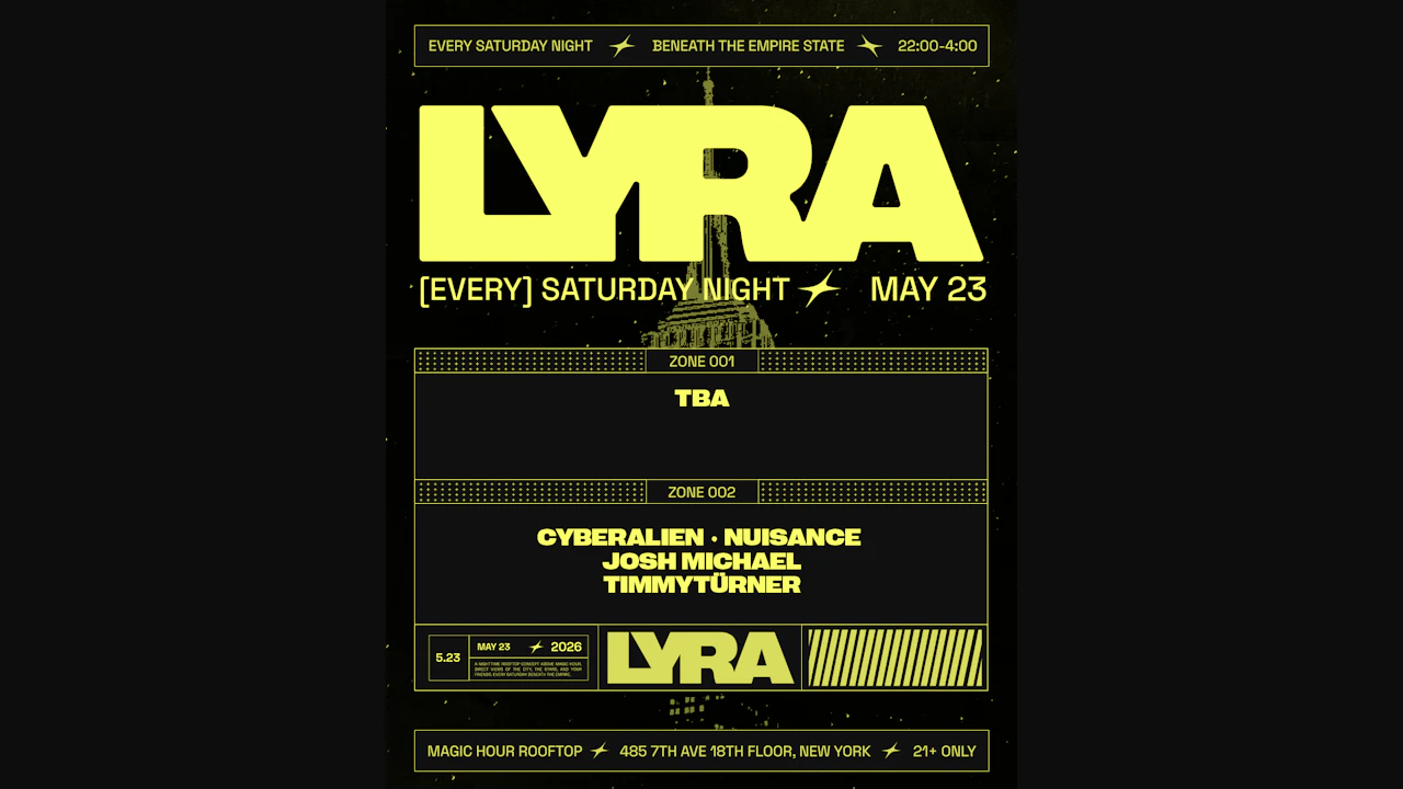 Lyra Rooftop Party 05.23.26