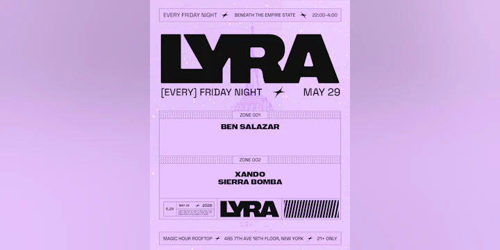 Lyra Rooftop Party 05.29.26