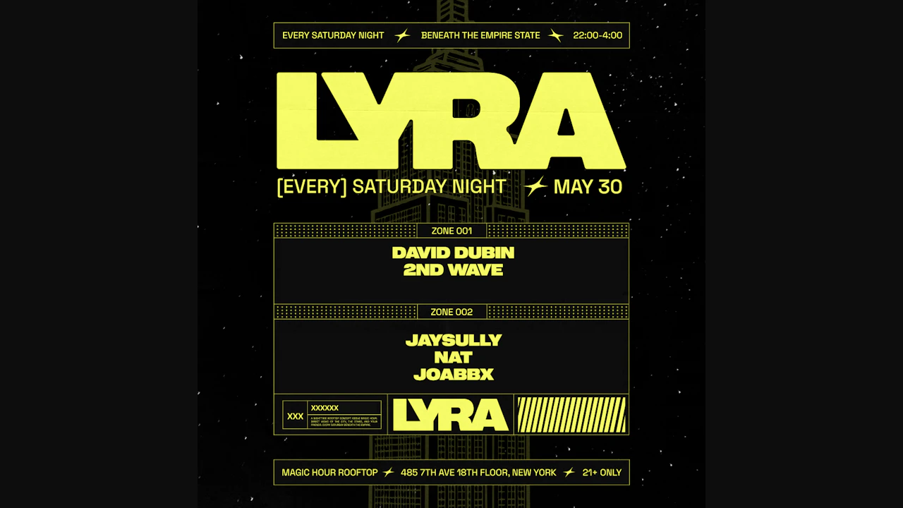 Lyra Rooftop Party 05.30.26