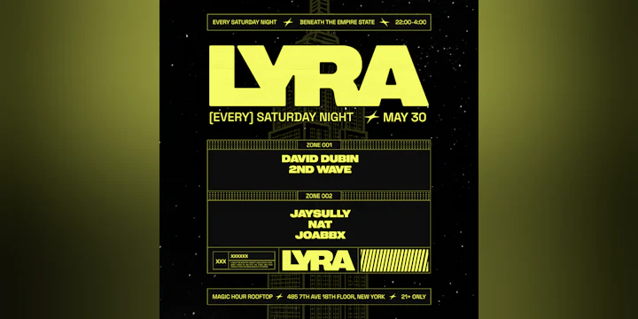 Lyra Rooftop Party 05.30.26