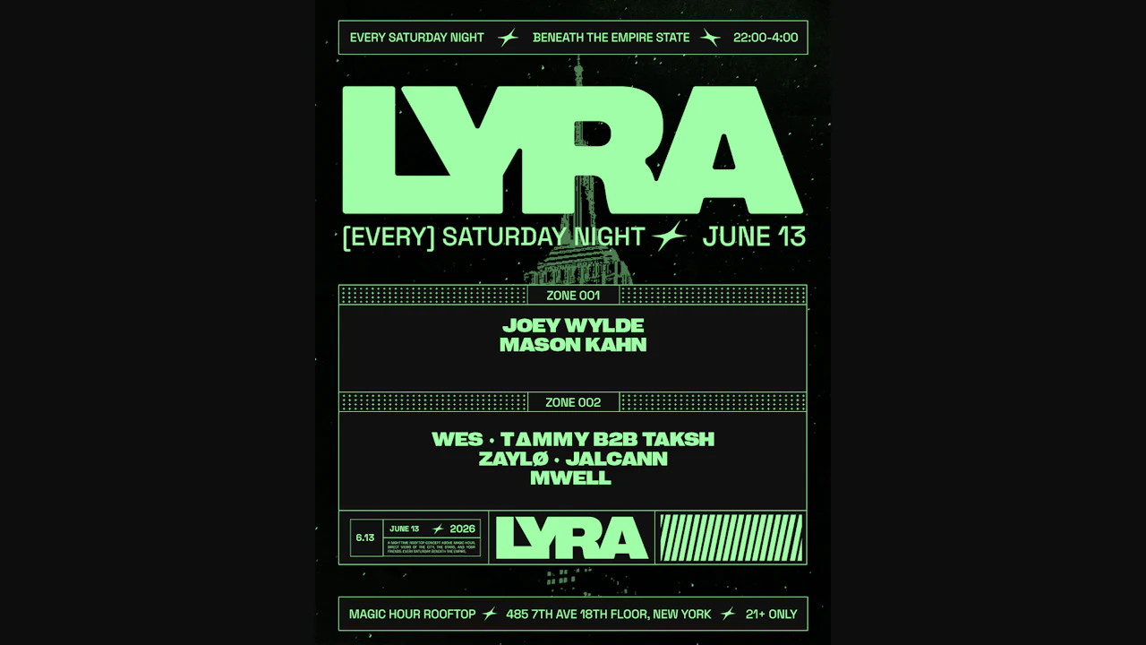 Lyra Rooftop Party 06.13.26