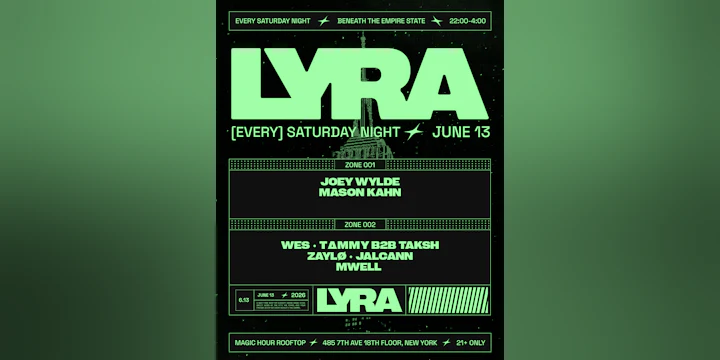 Lyra Rooftop Party 06.13.26