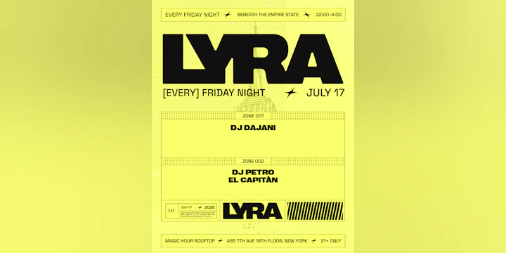 Lyra Rooftop Party 07.17.26