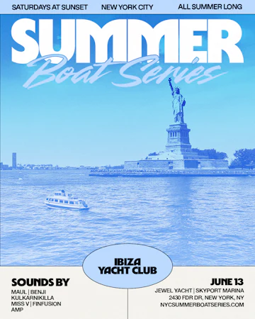NY Boat Party / Booze Cruise