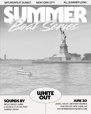 NY Boat Party / Booze Cruise