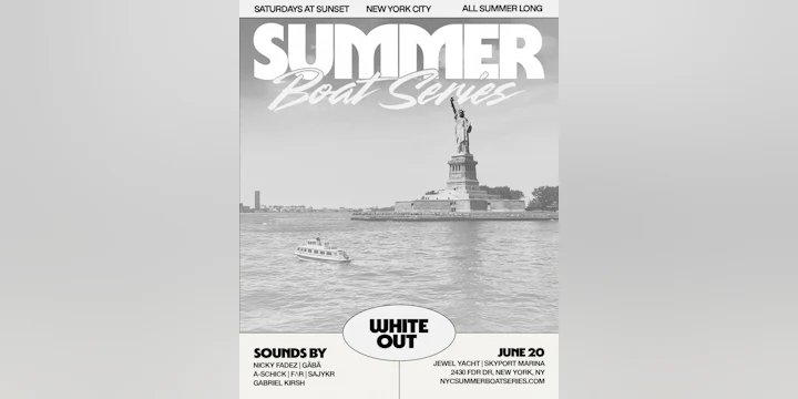 NYC Summer Boat Series