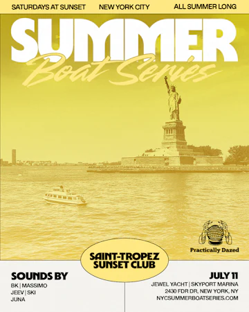 NY Boat Party / Booze Cruise