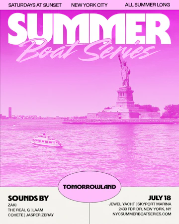 NY Boat Party / Booze Cruise