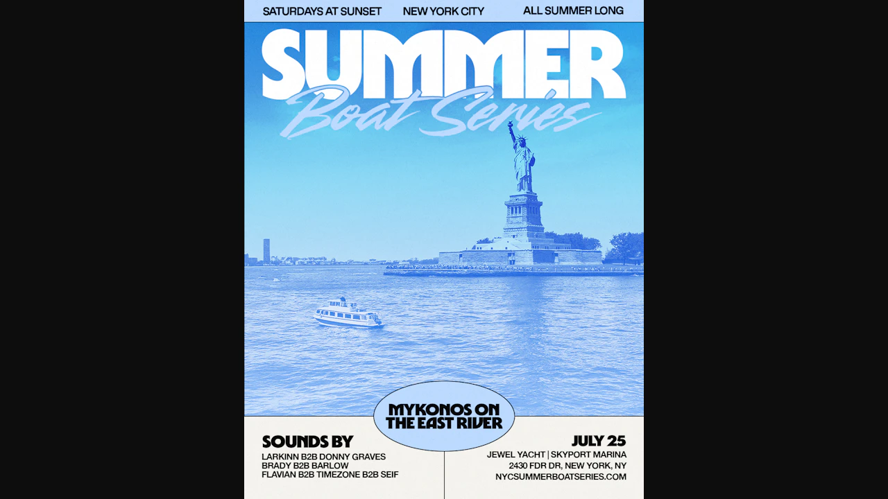 NYC Summer Boat Series