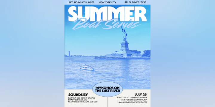 NYC Summer Boat Series