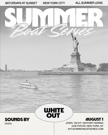 NY Boat Party / Booze Cruise