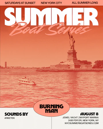 NY Boat Party / Booze Cruise