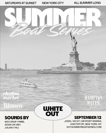 NY Boat Party / Booze Cruise