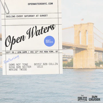 NY Boat Party / Booze Cruise