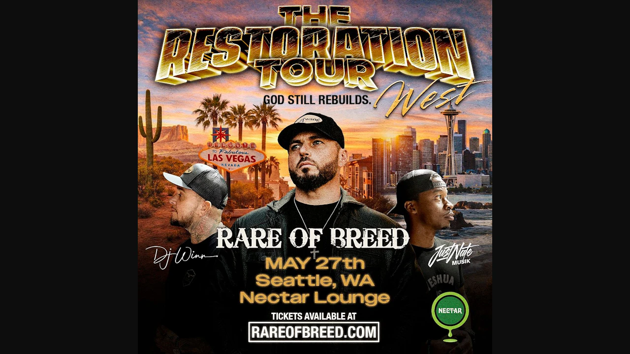 RARE OF BREED with Just Nate Musik and DJ Winn