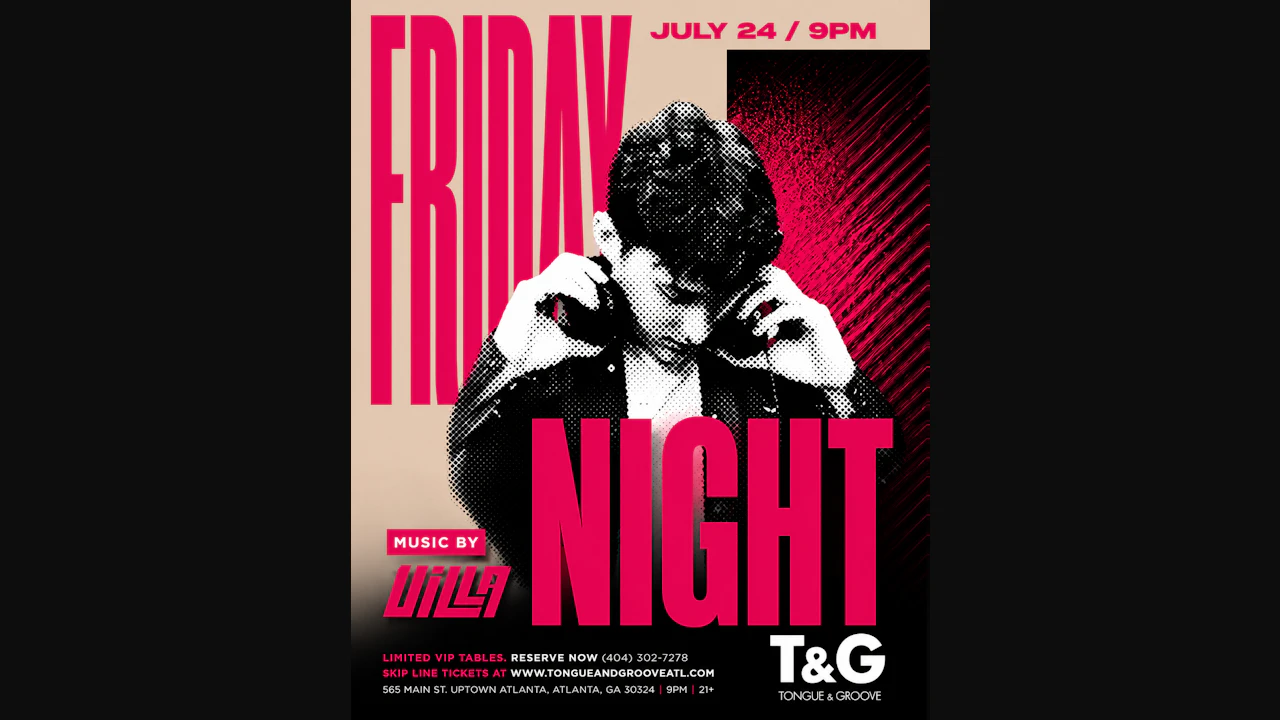 Ladies Night at Tongue & Groove Friday with DJ Villa