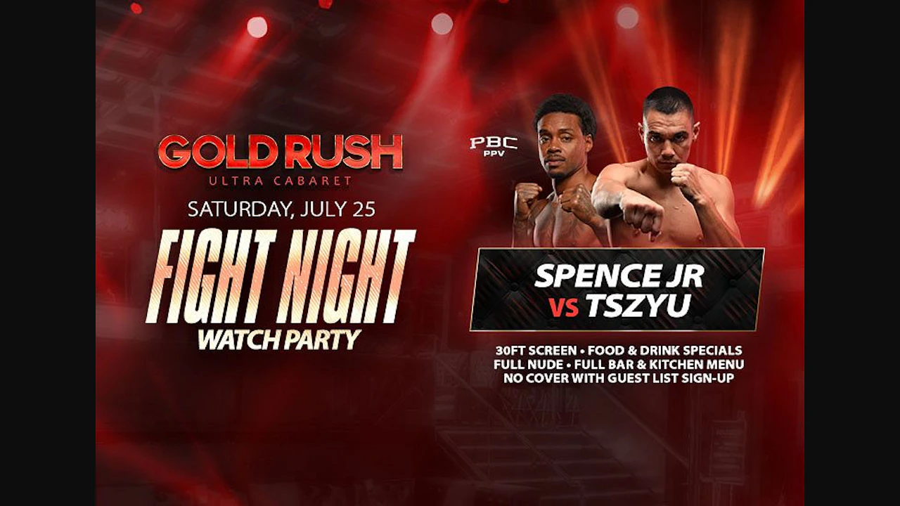 Spence Jr Vs Tszyu Watch Party